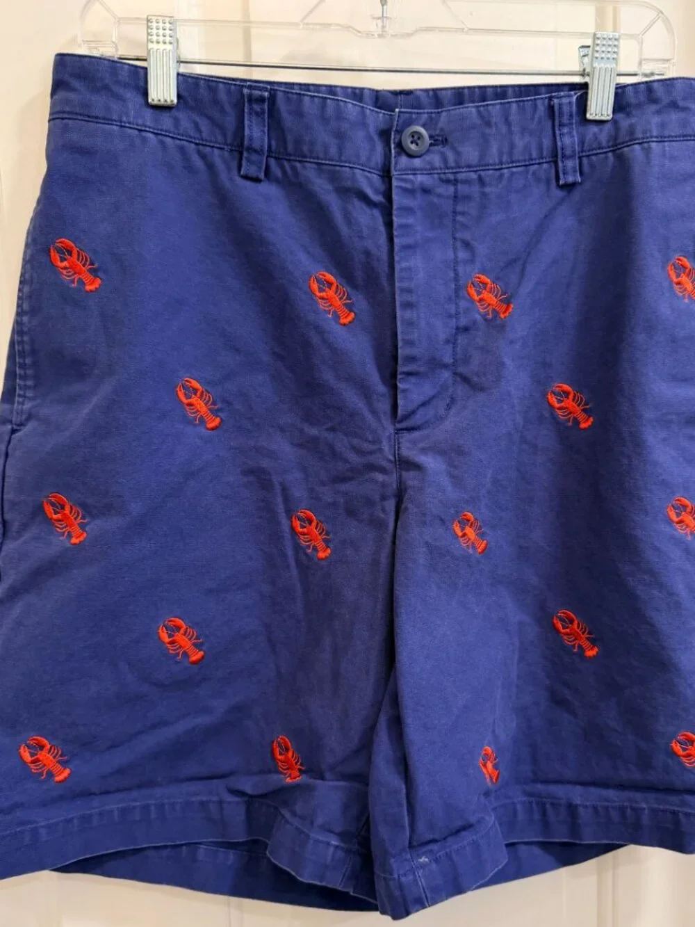 Vineyard Vines Lobster Embroidered Club Shorts 33 - Picture 11 of 11